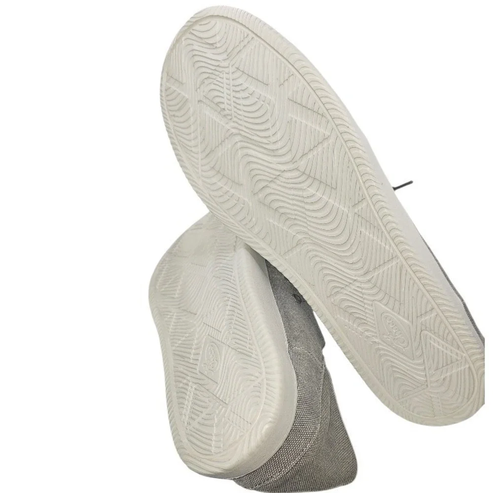 Chaco Paonia Grey Canvas Slip On Luvseat Footbed Shoes Mens‎ 14